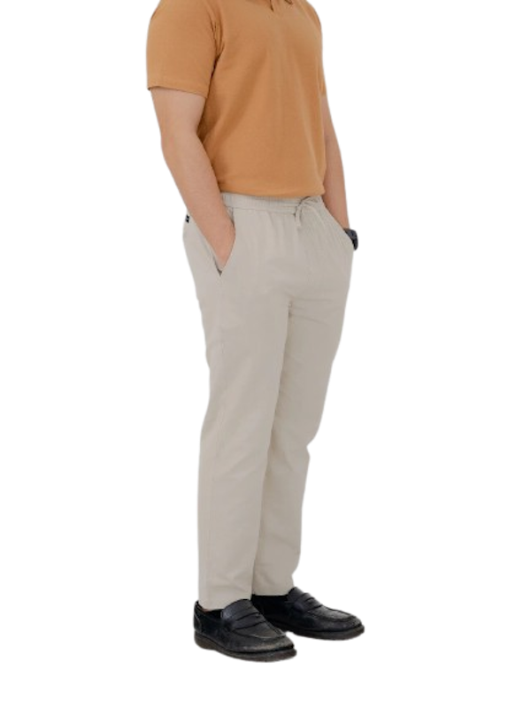 Hey Man Relax Ankle Pants Cream 1