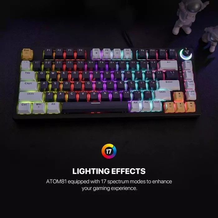 Fantech Indonesia Jaya  Fantech ATOM 81 Mechanical Keyboard Mizu Edition MK875v2