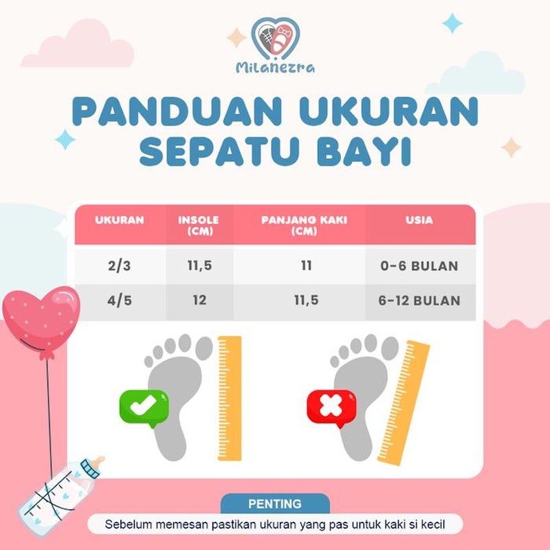 Milanezra Sepatu Bayi Prewalker Osaka 5