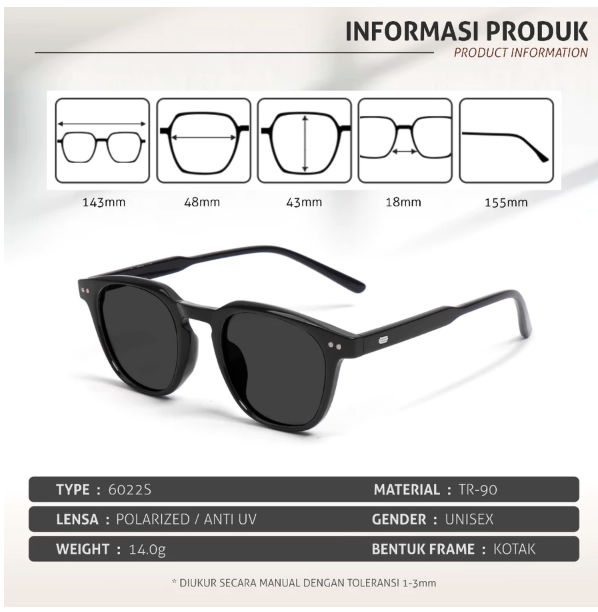 Colore.in Eyewear Colore.in Sunglasses Retro Style Black  6022S