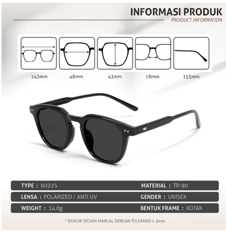 Colore.in Sunglasses Retro Style Black 4