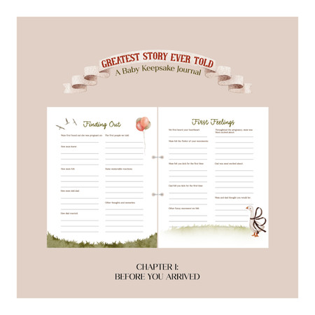  Paperie Lab A Baby Keepsake Journal