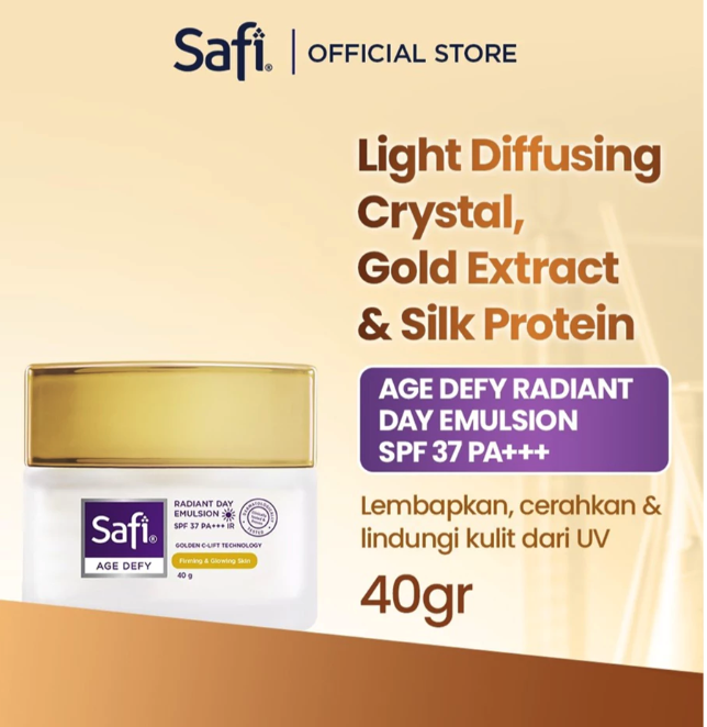 Safi Research Institute Safi Age Defy Anti Aging Radiant Day Emulsion Cream SPF 37 PA++