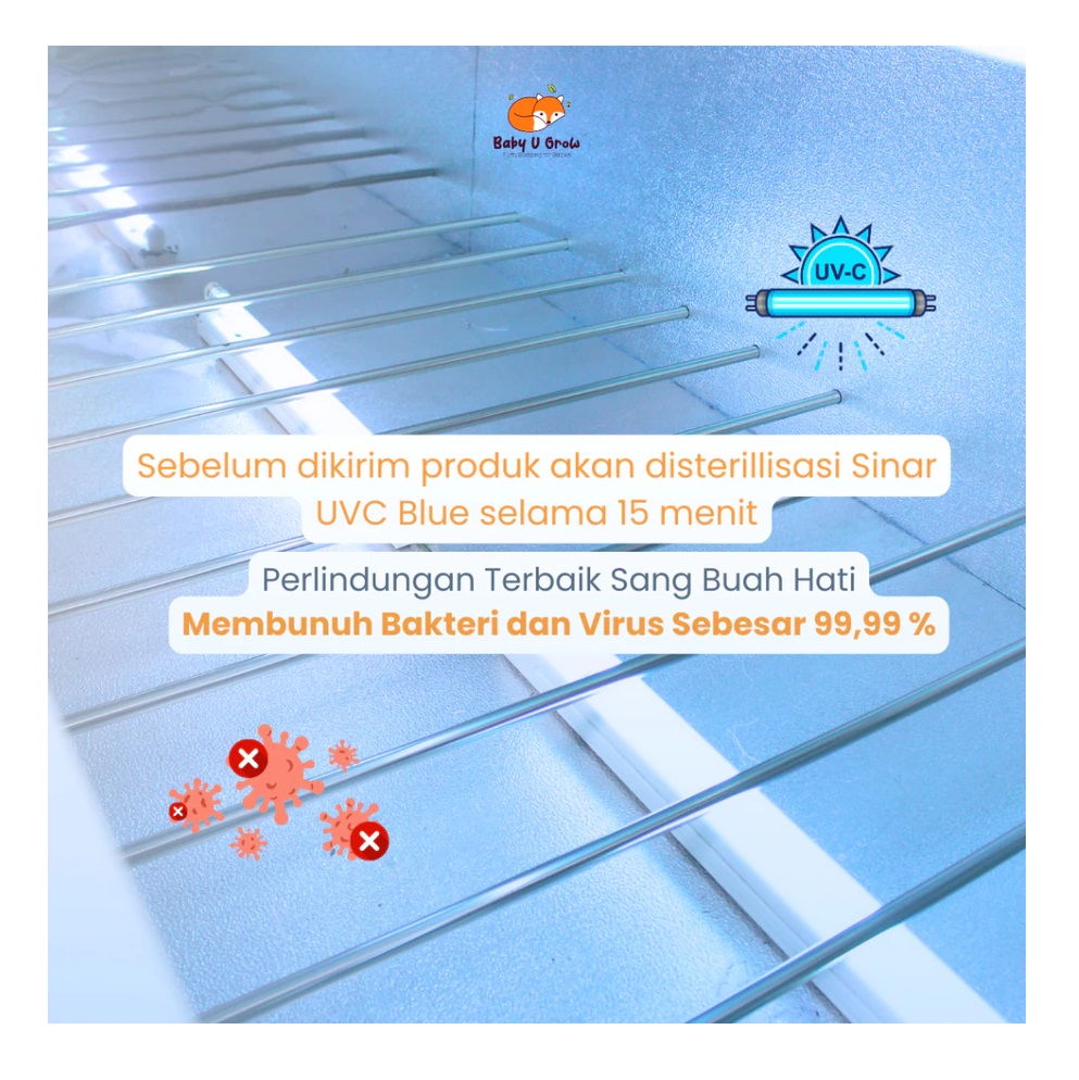  Baby U Grow Bantal Memory Foam