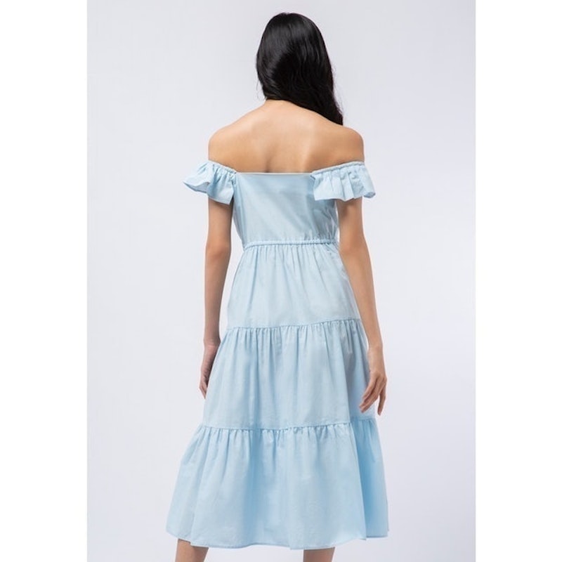 Cold Shoulder Maxi Dress 3