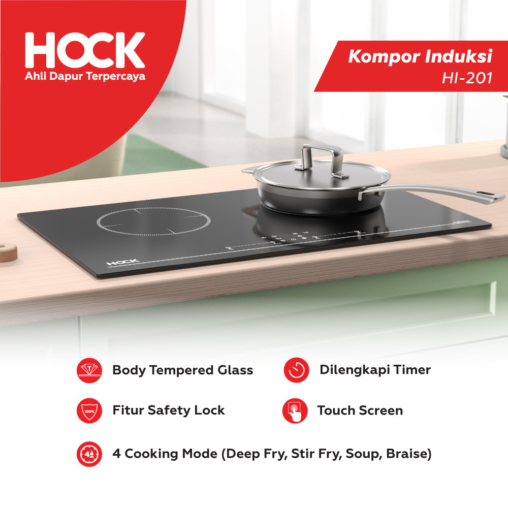 Hokinda Citralestari HOCK Induction Cooker 2 Tungku HI-201