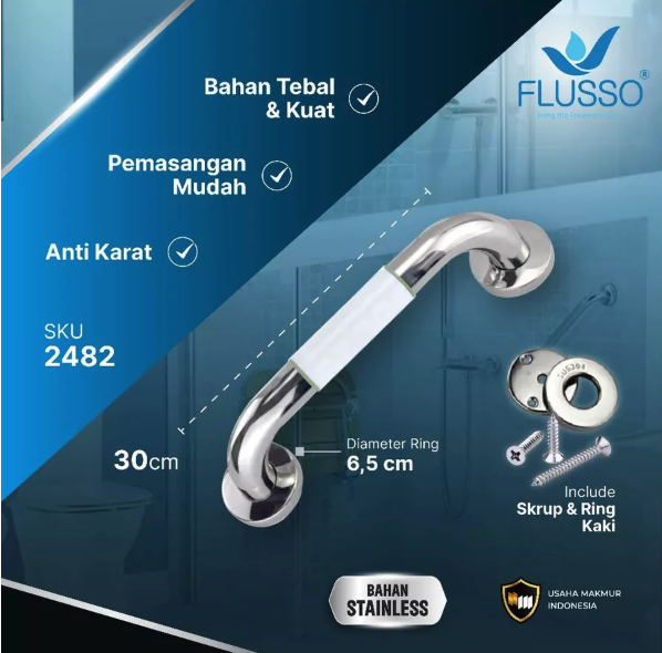 Flusso Sanitary Indonesia FLUSSO® Handle Kamar Mandi 2482