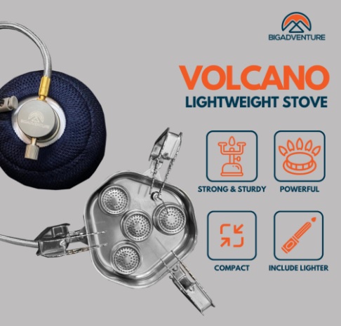 Bigadventure Indonesia Bigadventure Volcano Lightweight Camping Stove