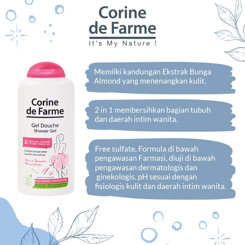Corine de Farme Shower Gel 2in1 3