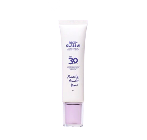 Finally Found You! Rice+ Glass AI Hybrid Tone-Up Essence Day Cream SPF 30 PA++++ 1