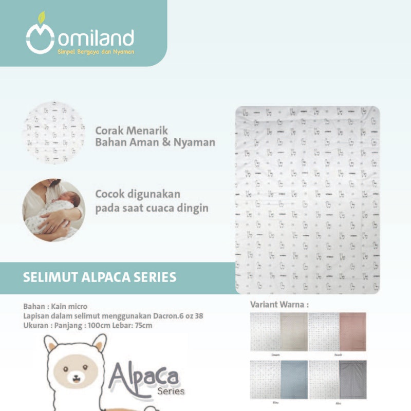 Omiland Selimut Alpaca Series 2