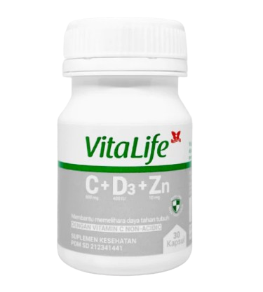 Vitalife C + D3 + Zn