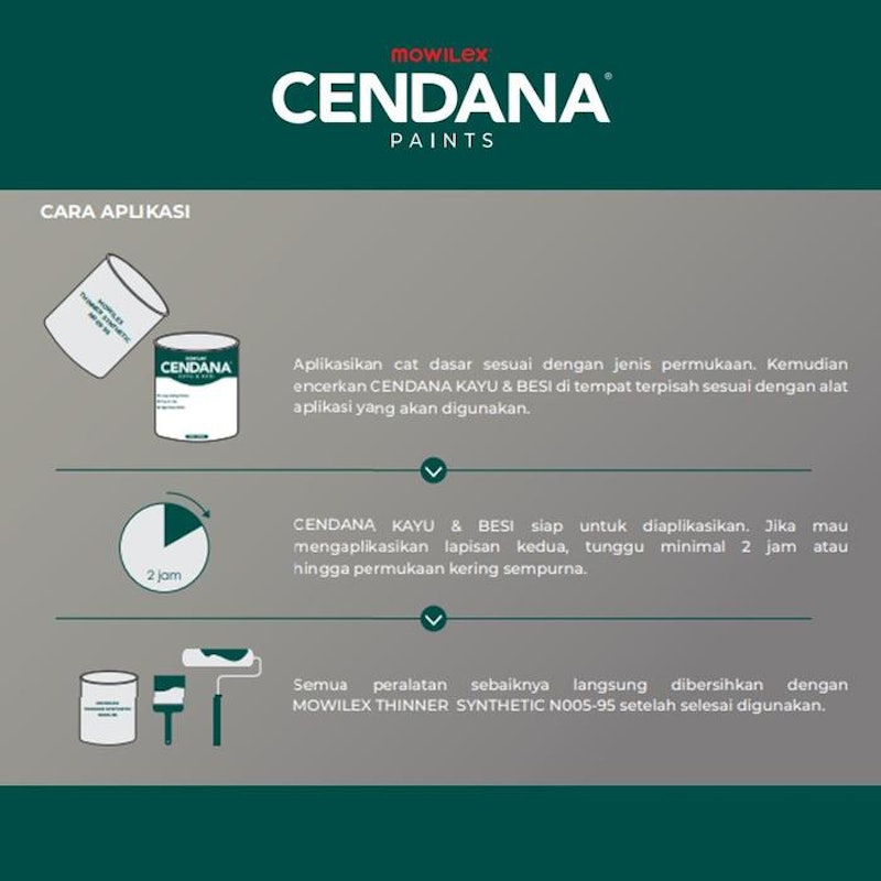 Cendana Cat Kayu & Besi 4