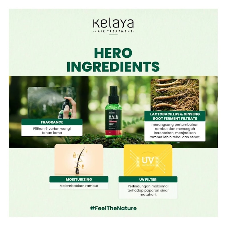 Kelaya Hair Revitalizer Mist Rise & Shine 3