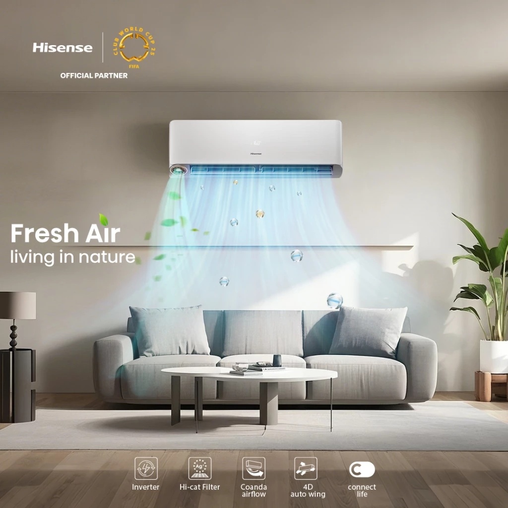 Hisense International Indonesia Hisense AC Split Fresh Air AI12VAGF