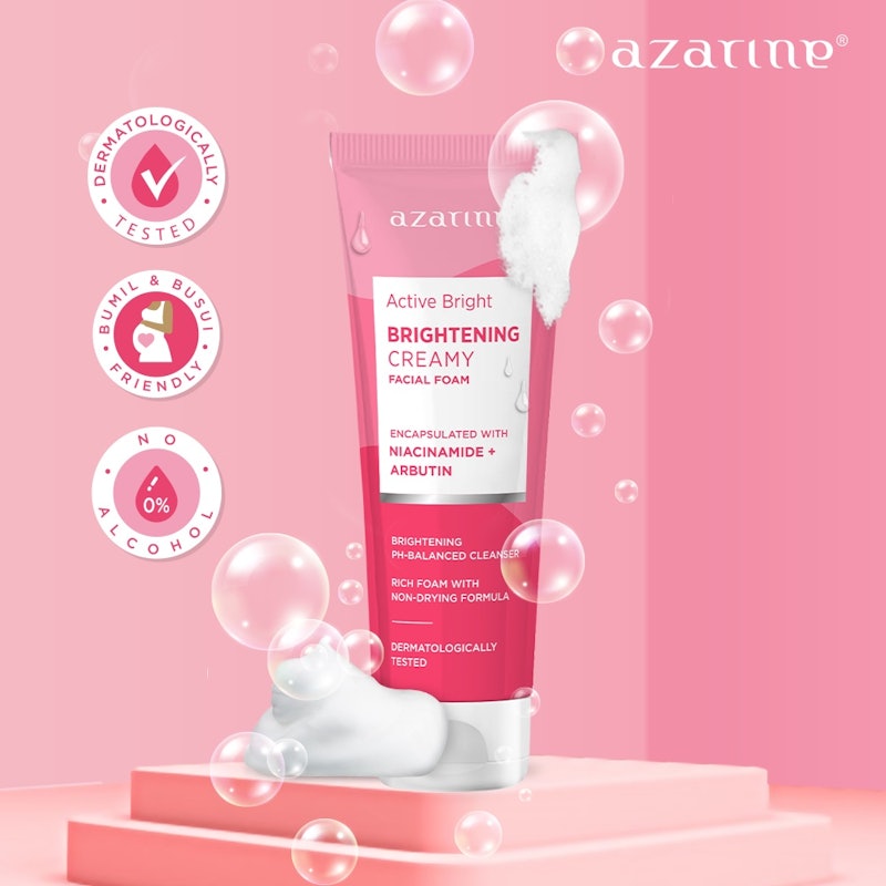 Active Bright - Brightening Creamy Facial Foam 3