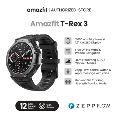Zepp Health Amazfit T-Rex 3