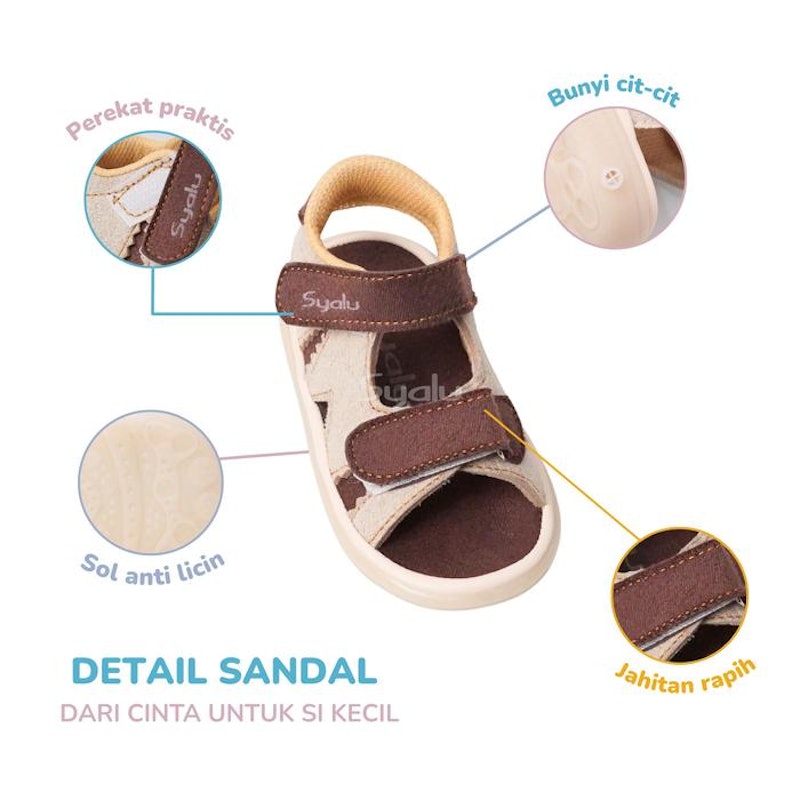 Syalu Sandal Bunyi Model JAMES 2