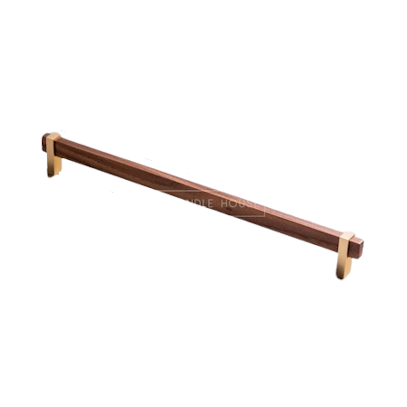 Handle House Dark Walnut Square Wood Handle 320mm / 350mm 1