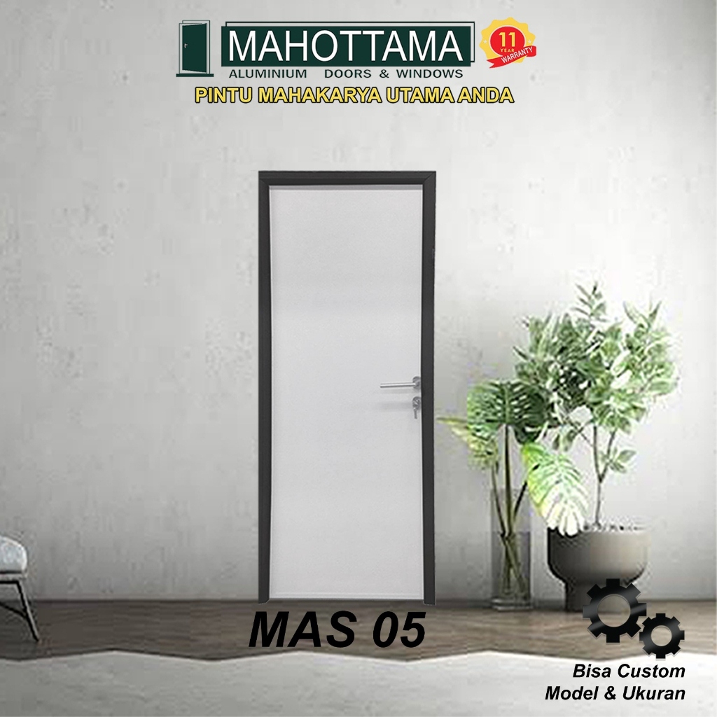 Pintu Kamar Tidur / Kamar Mandi Aluminium 2