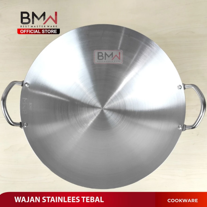 BMW Kitchenware Wajan Premium Stainless Steel