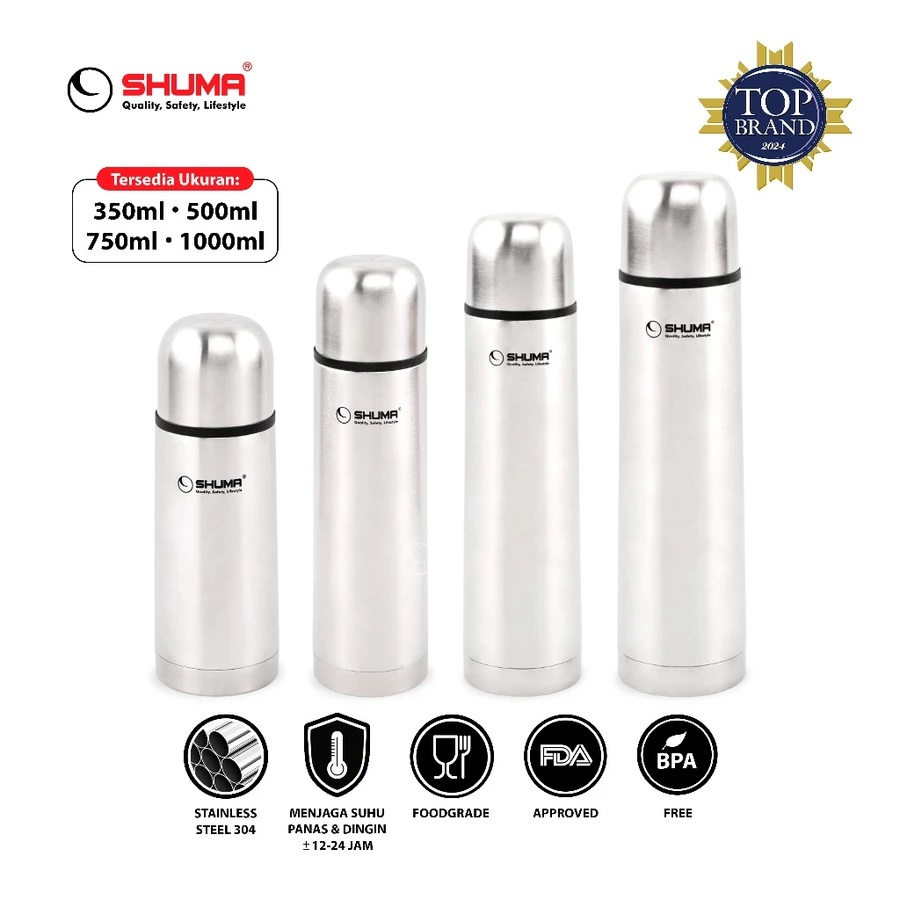 Shuma Indonesia Shuma Termos Air Panas S/S Vacuum Flask 500 ml