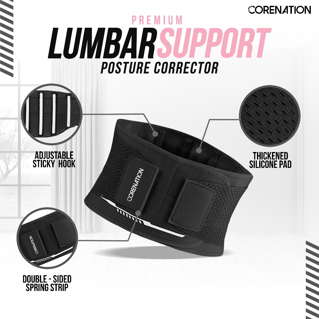 CoreNation Premium Lumbar Support Posture Corrector 