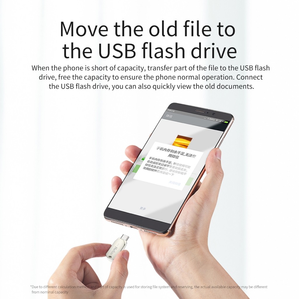 Netac Technology Netac OTG USB Flash Drive 64GB U785C 