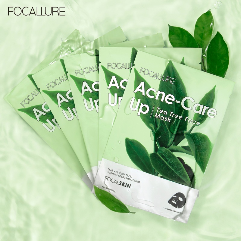 FCL Internasional Indonesia FOCALLURE Acne-Care Up Tea Tree Face Mask