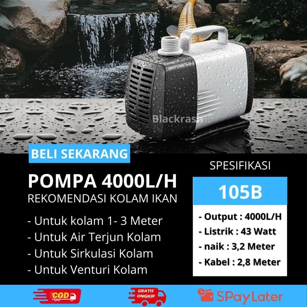 Sea Star Power Head Pompa Celup 3200L/H