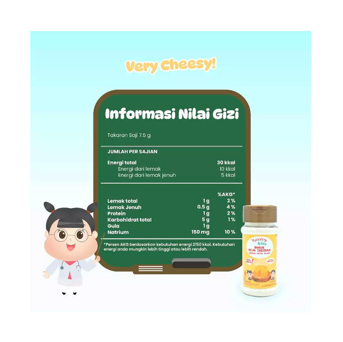 Leon Boga Sentosa Yummy Bites Bubuk Keju Cheddar