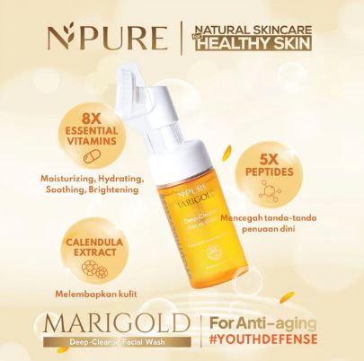Penta Natural Kosmetindo N'PURE Facial Wash Marigold