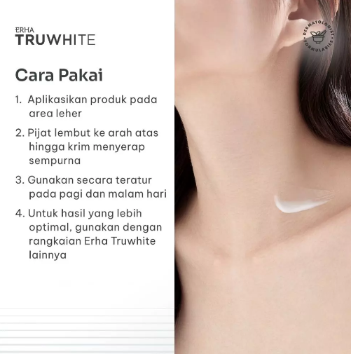 ERHA Clinic Indonesia Truwhite Arbutin & Peptide Brightening Neck Cream