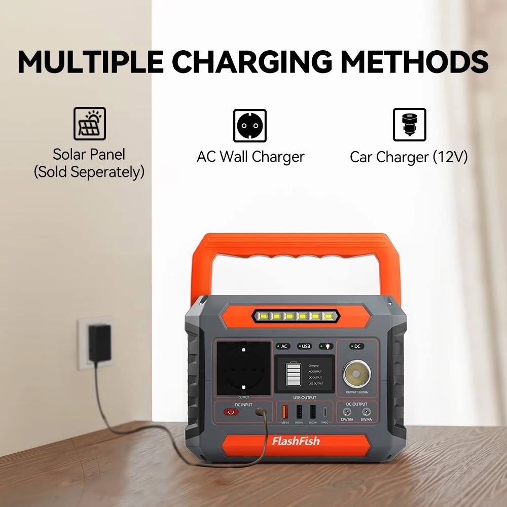 Kennede Electronics Flashfish Portable Solar Generator P66