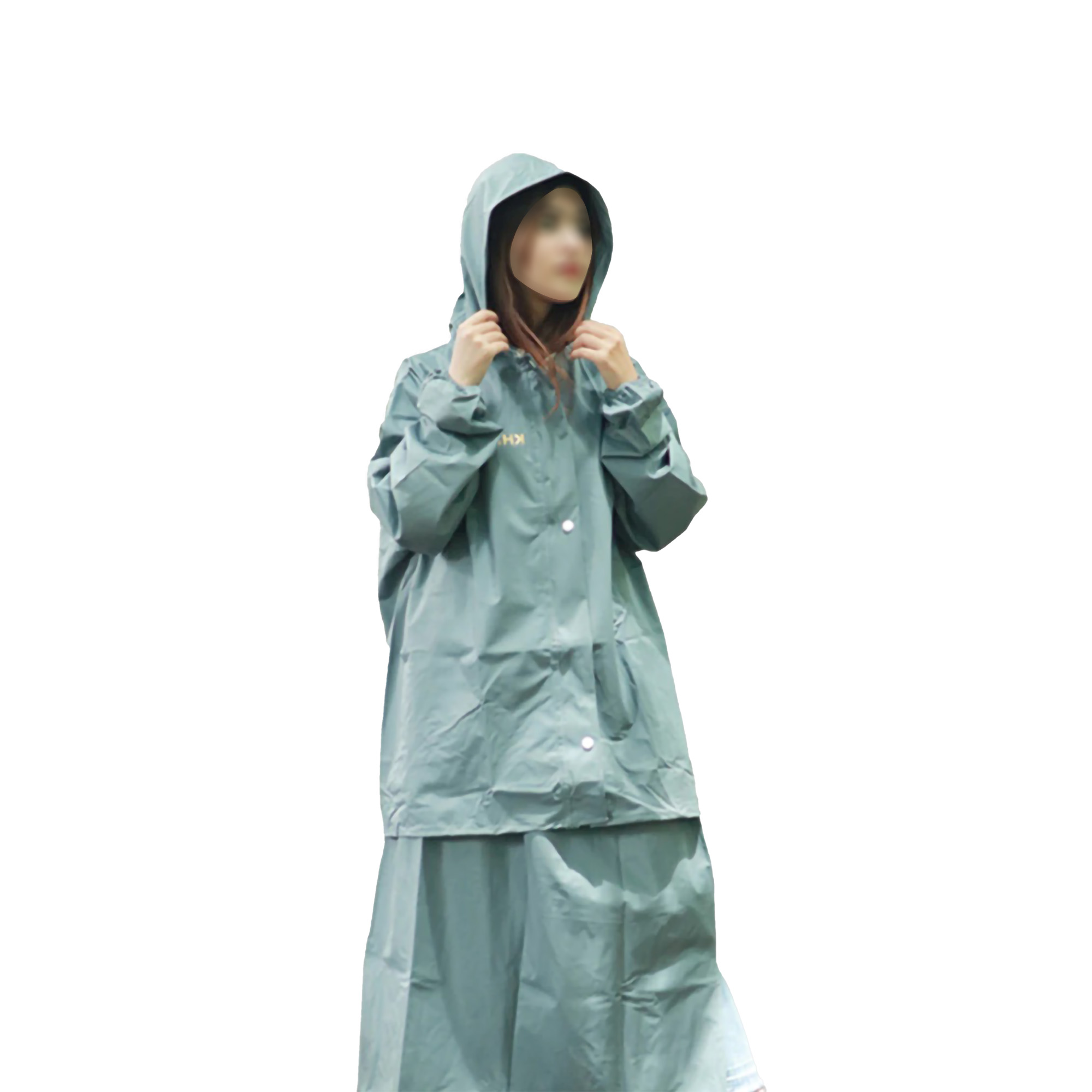  KHN Jas Hujan Raincoat Wanita Rok