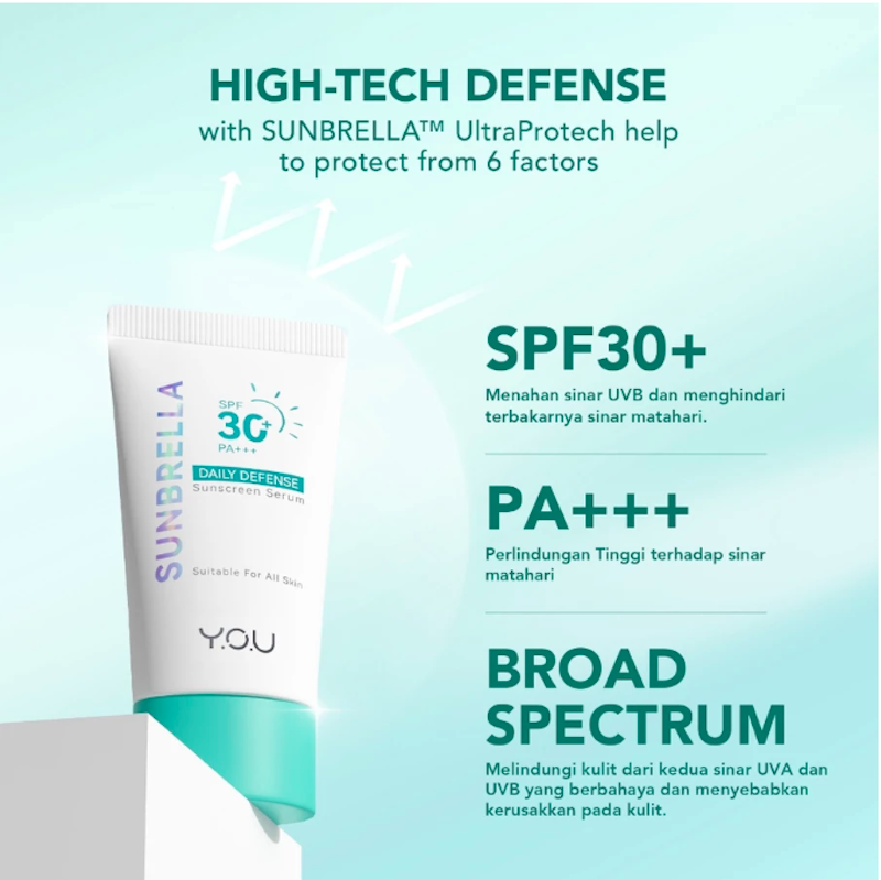 Y.O.U Sunbrella Daily Defense Sunscreen Serum SPF 30 PA+++