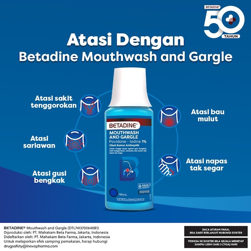 Betadine Mouthwash and Gargle 4