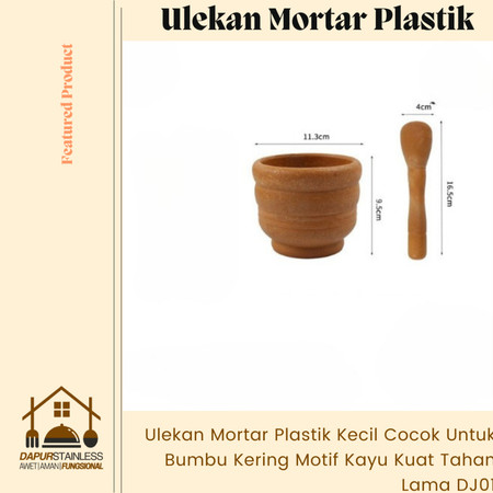  Ulekan Mortar Plastik