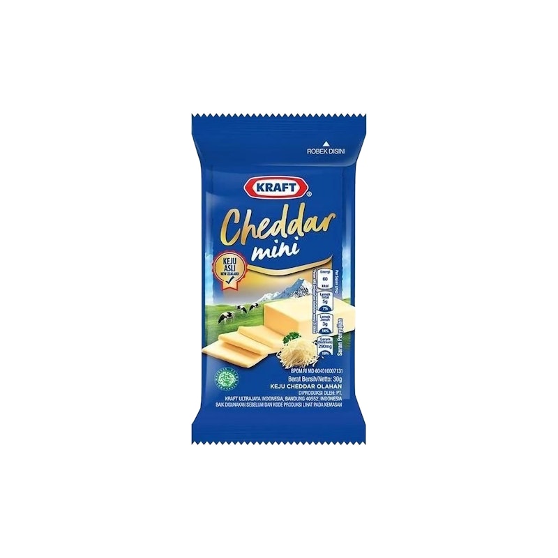 Kraft Cheddar Mini 30gr 1