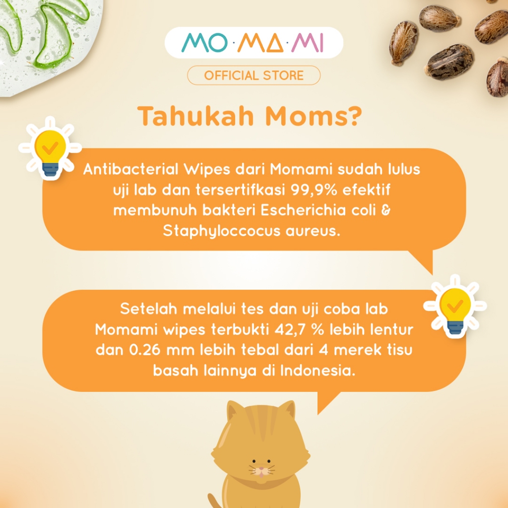 LF Beauty Manufacturing Indonesia Momami Anti-Bacterial Wipes