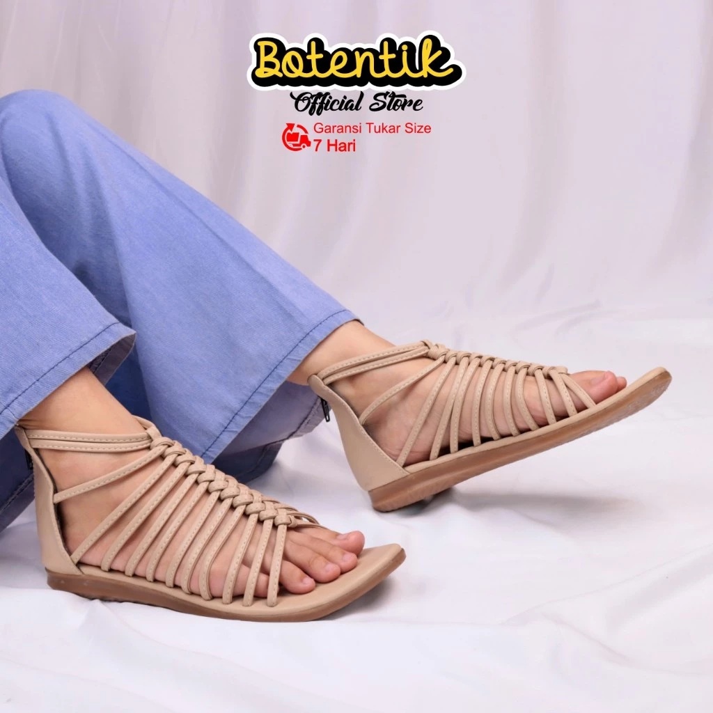  Botentik Stevant Gladiator Flat Semi Boots