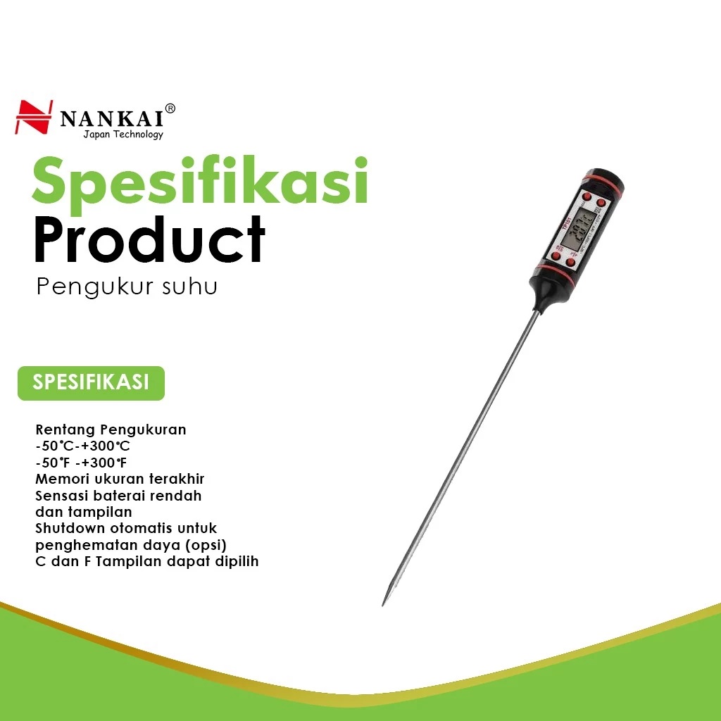Nankai Indonesia Nankai Food Termometer TP101
