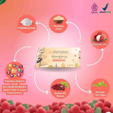 Wempkes Wempkes Minuman Diet Leci