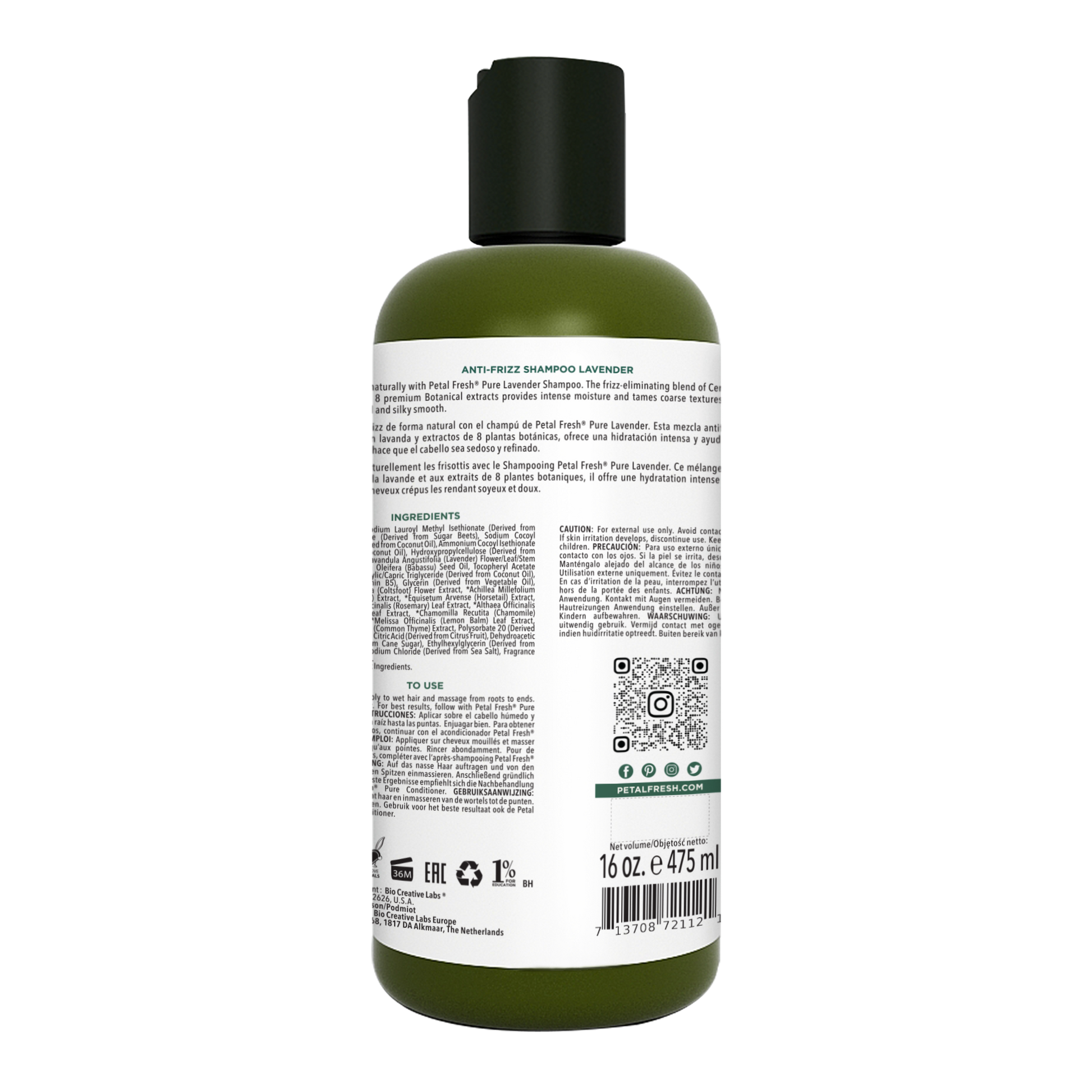 Petal Fresh Pure Anti-Frizz Shampoo with Lavender 5