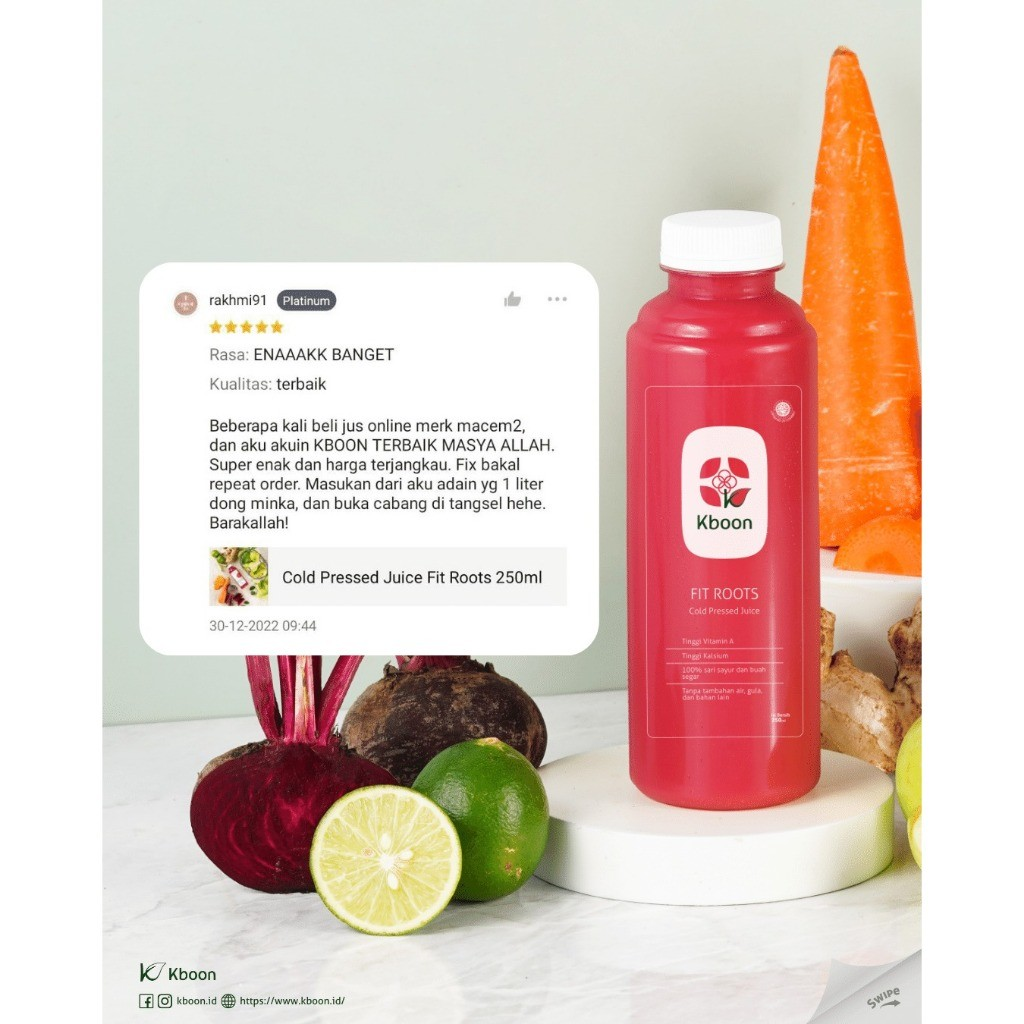  Kboon Cold Pressed Juice Tropical Roots 250 ml