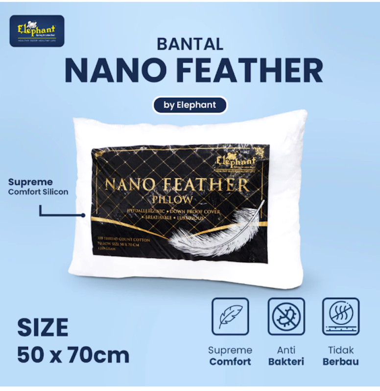 Elephant Bantal Nano Feather 2