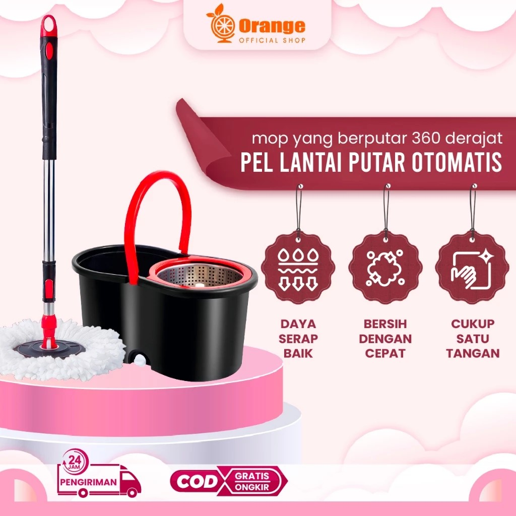  Super Mop Putar Otomatis 360°  TB01