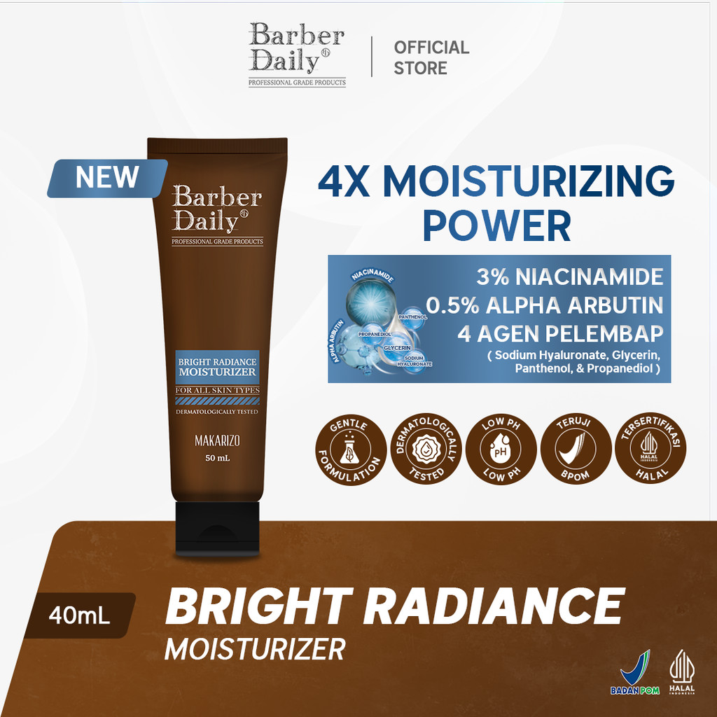 Akasha Wira International Barber Daily® Bright Radiance Moisturizer