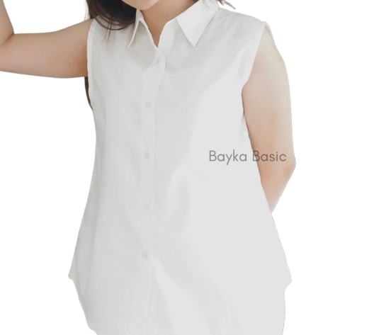 Bayka Kemeja Wanita Tanpa Lengan