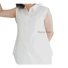 Bayka Kemeja Wanita Tanpa Lengan